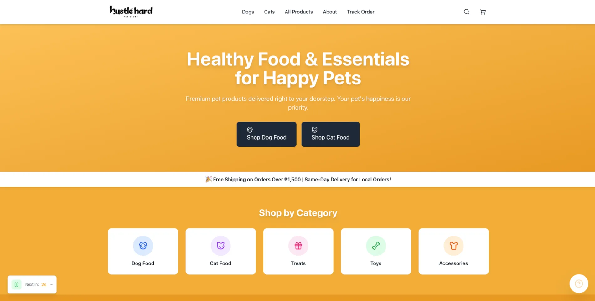 Pet Store E-Commerce Platform
